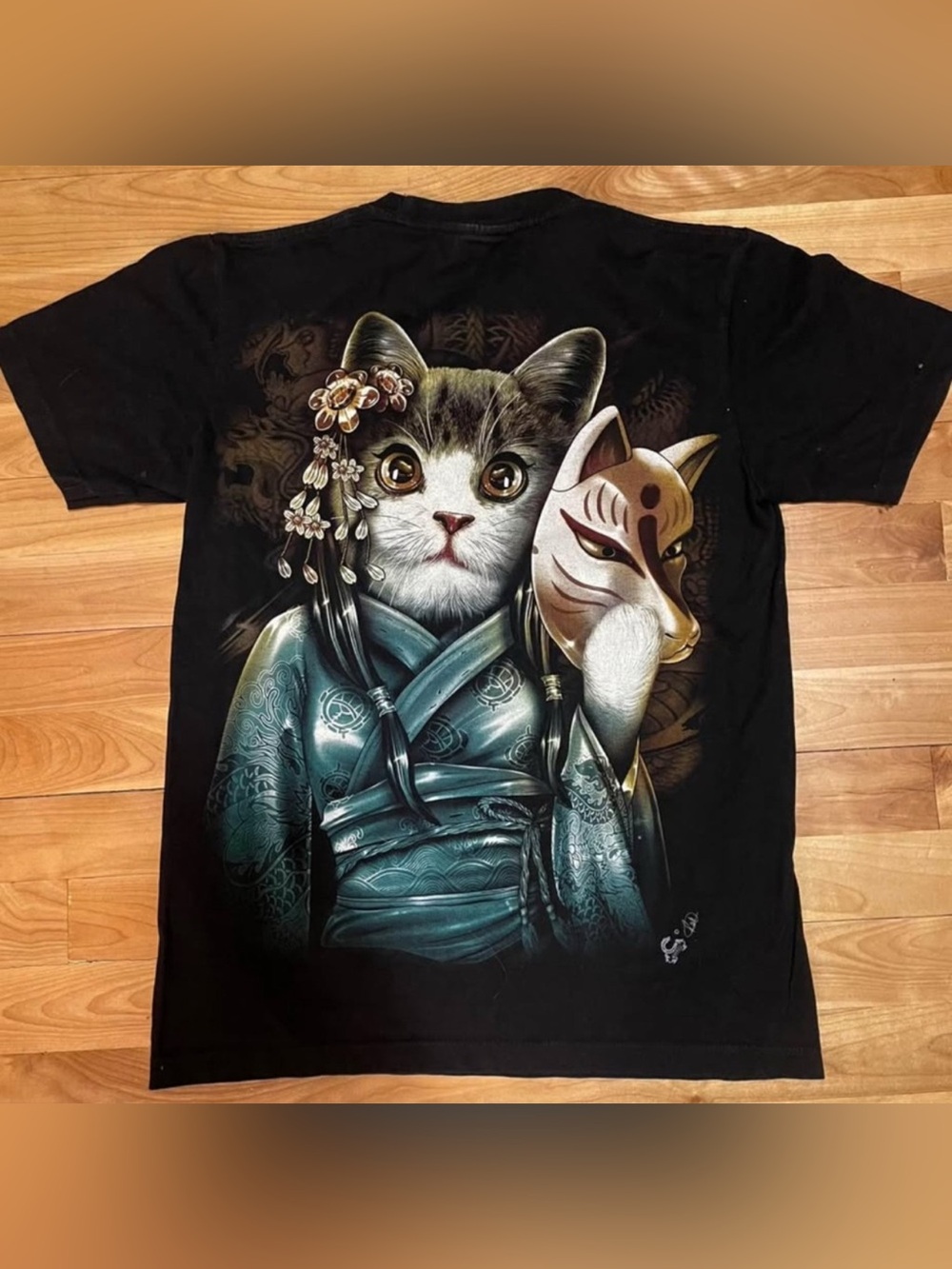 Caballo Cat Kimono Graphic Tee